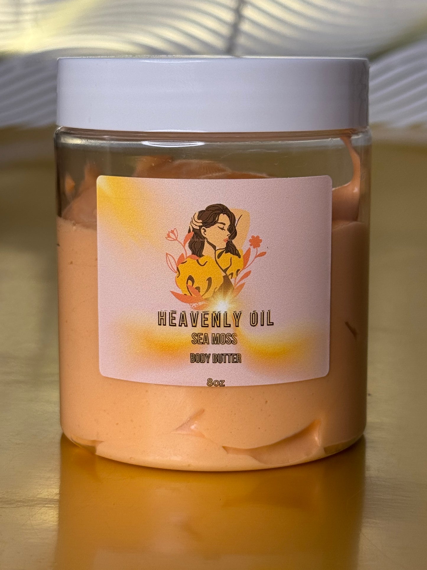 Heavenly Oil Shea Cocoa Body Cream 8oz
