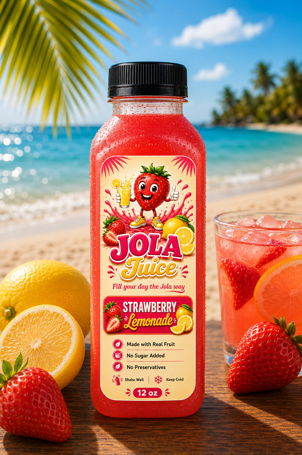 Jola Juice Strawberry Lemonade